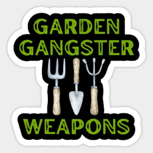 Garden Gangster Sticker